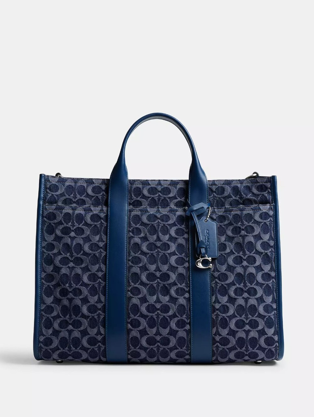 Coach Wesley Tote In Signature Denim